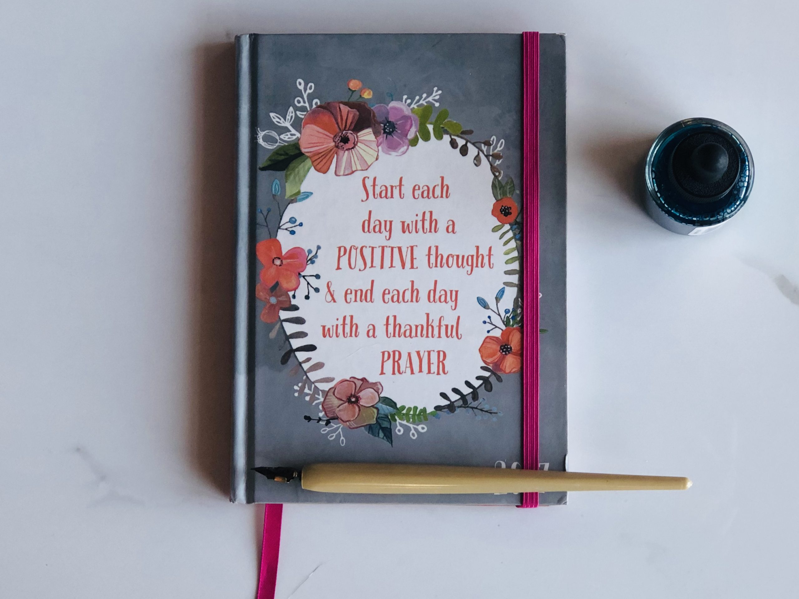 Journal with with ink